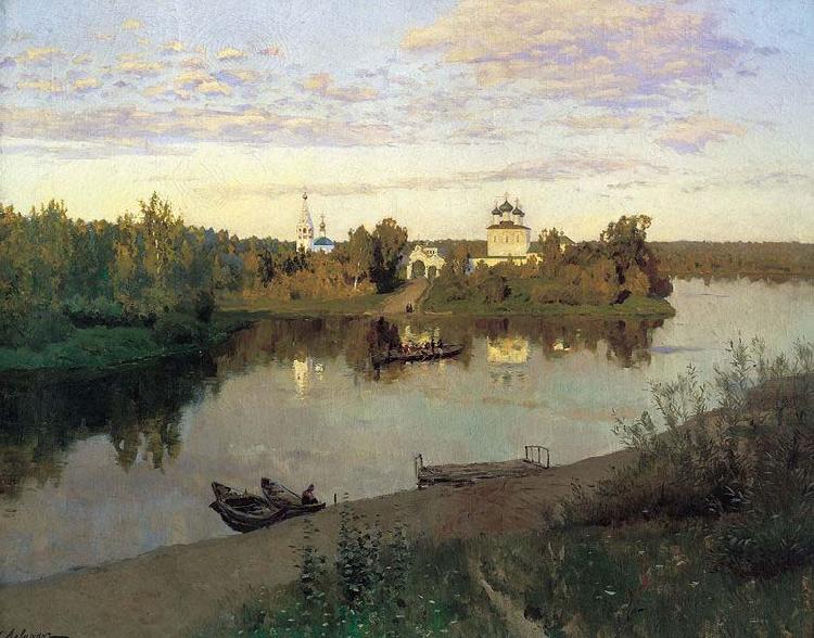 Isaac Levitan Evening bells,